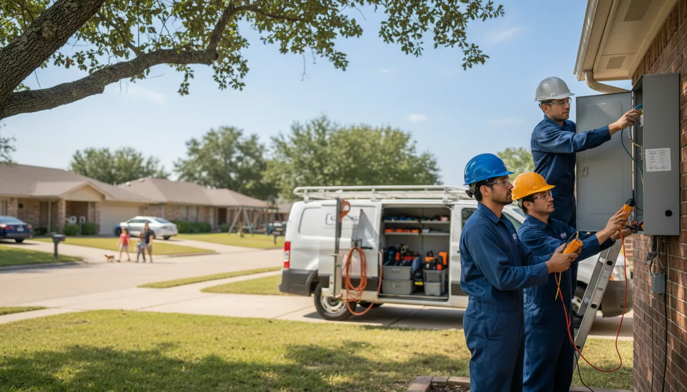 Certified electrician providing emergency electrical services in Piffard, NY